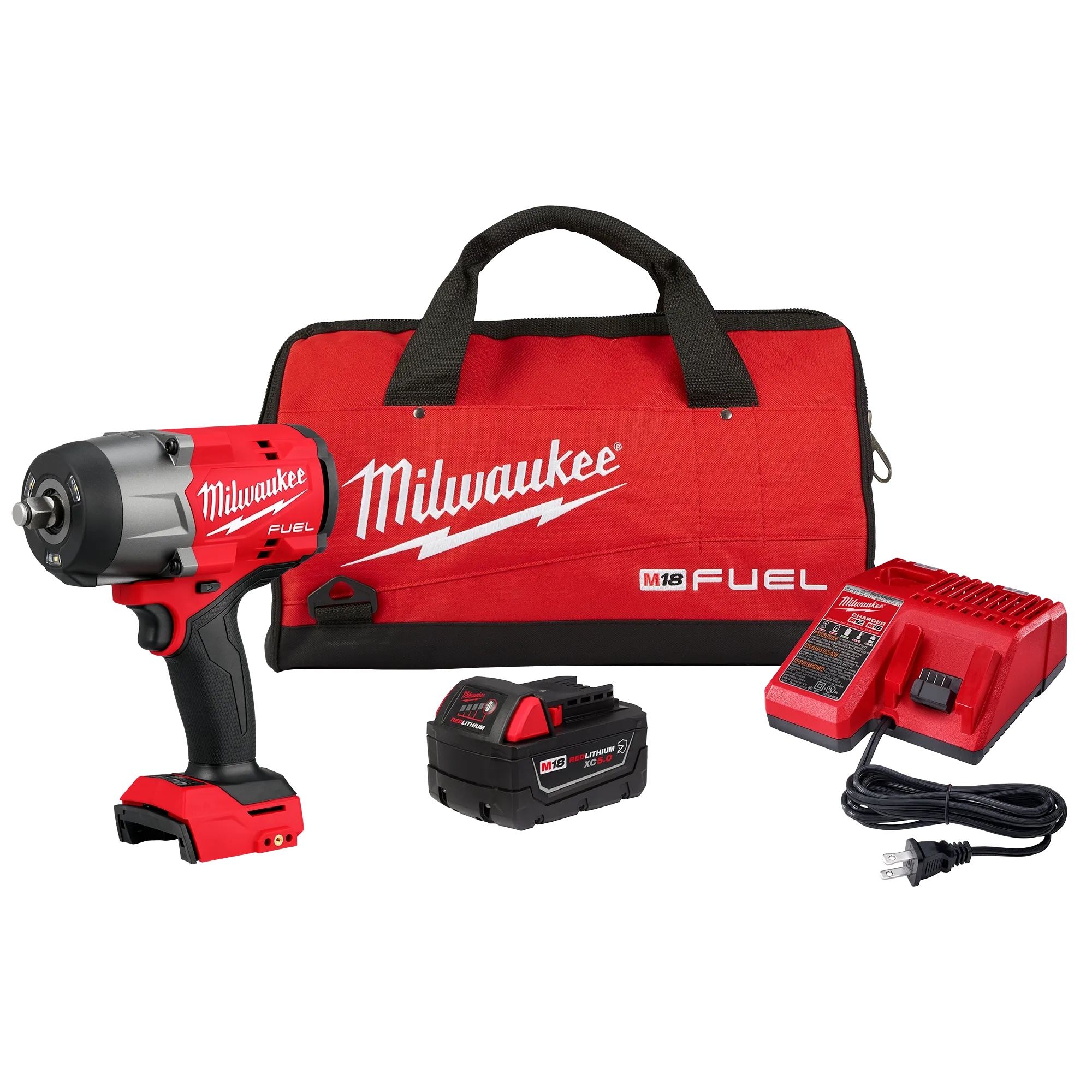Picture of Milwaukee Electric Tool 2967-21B M18 1/2 High Torue Impact Wrench Kit
